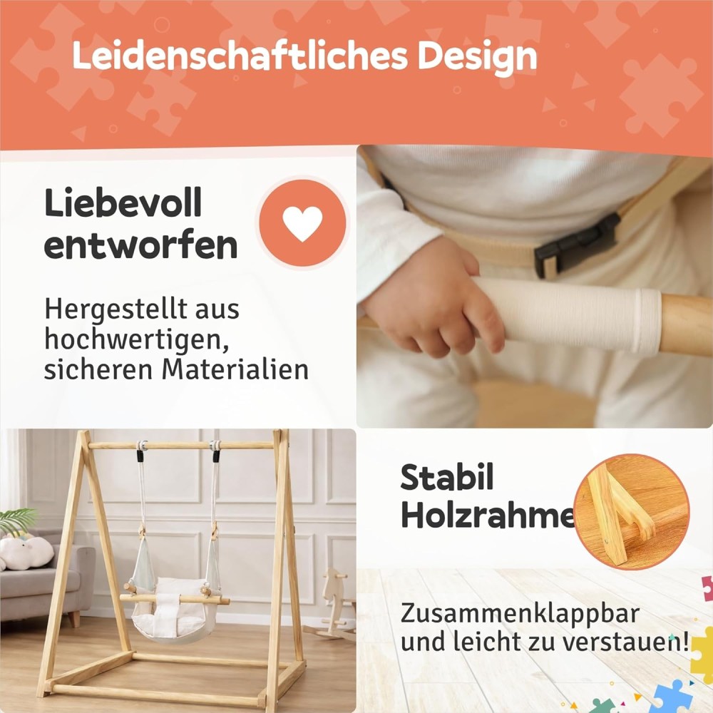 copie de Solvej Swings Swing Baby & Toddler Classic, Grey Slate