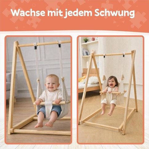 copie de Solvej Swings Swing Baby & Toddler Classic, Grey Slate