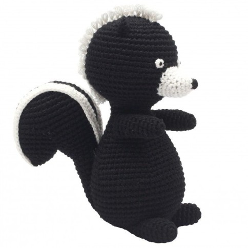Häkel-Teddybär, Black Skunk