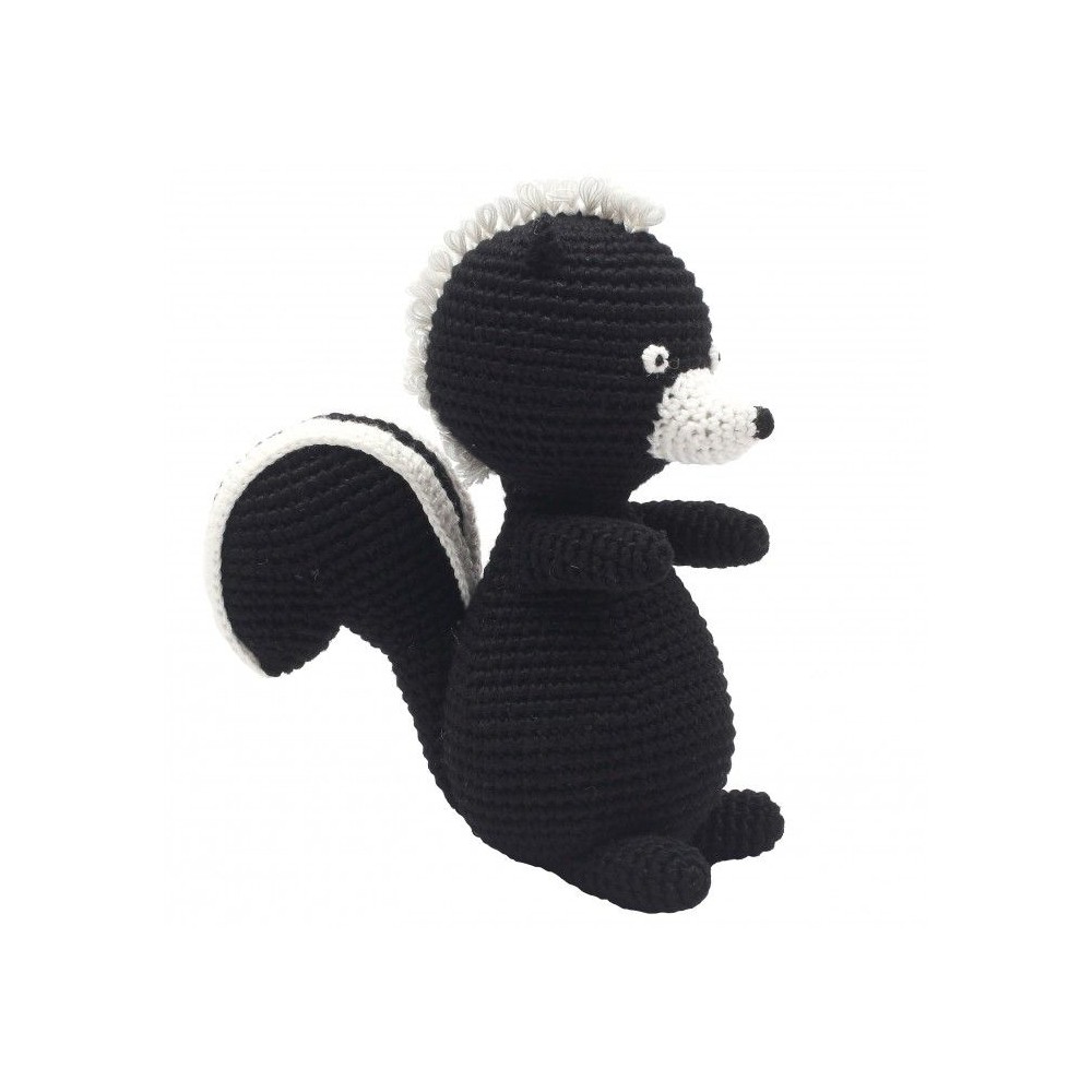Häkel-Teddybär, Black Skunk