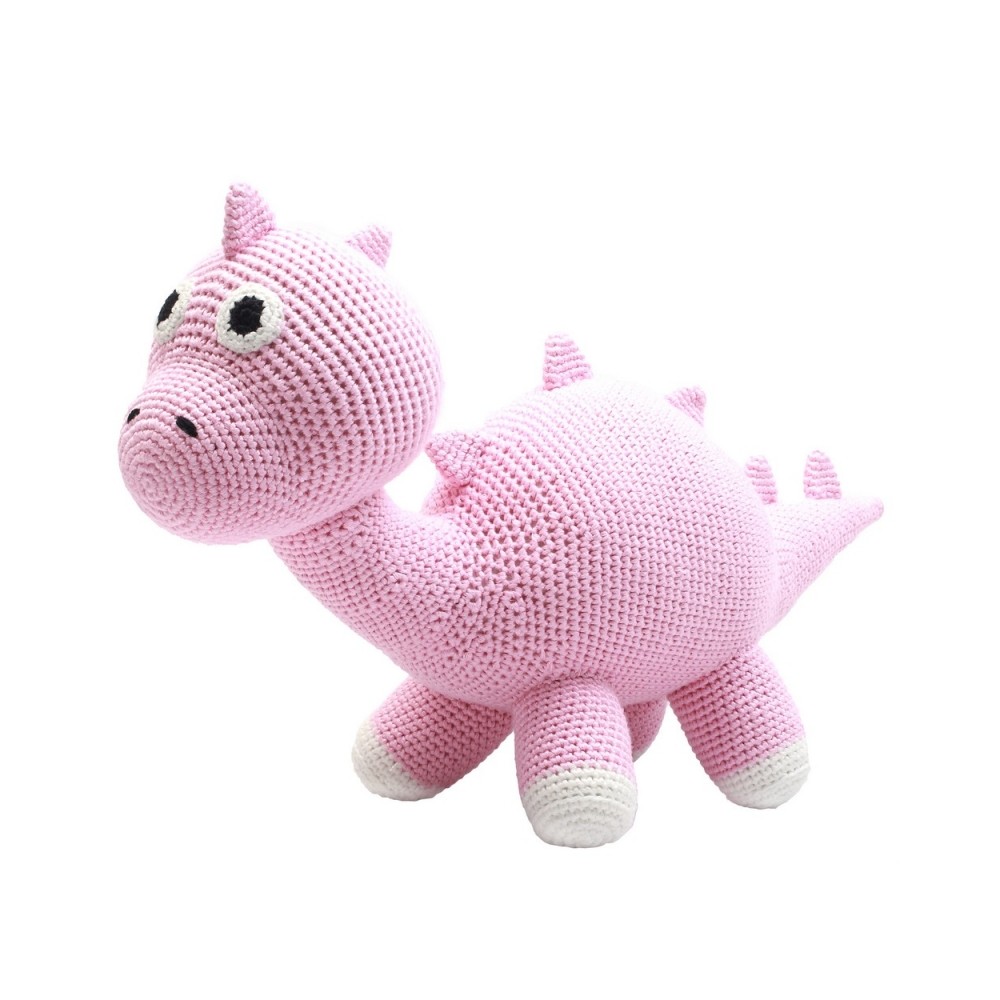 natureZOO XL Teddybär, Hellrosa Dino