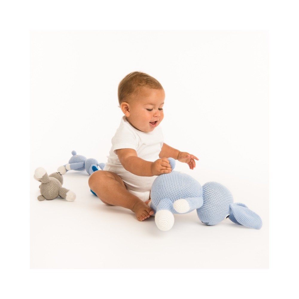 natureZOO XL Teddybär, Hellblaues Kaninchen