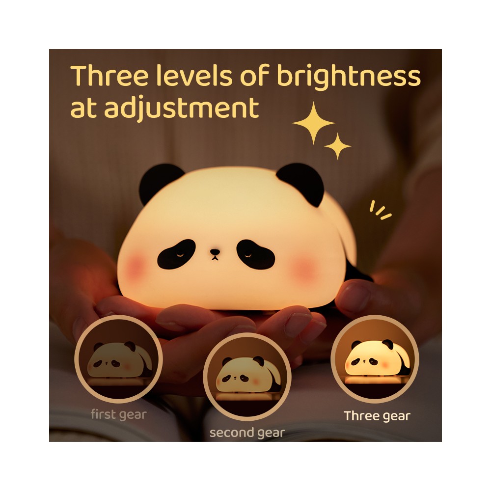 Kawaii Panda Nachtlicht mit Touch-Control