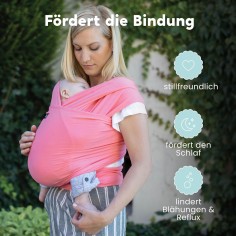 Baby Tragetuch aus Baumwolle, Pink