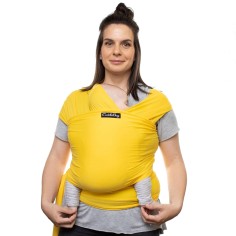 Cuddly Bug Baby Tragetuch aus Baumwolle, Sunny Yellow