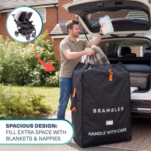 Bramble universelle Kinderwagen Reisetasche XL, Schwarz