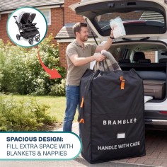 Bramble universelle Kinderwagen Reisetasche XL, Schwarz