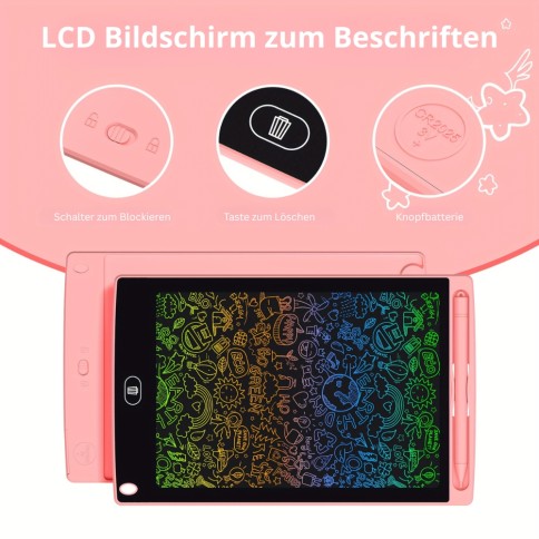 Tableau d'écriture à écran LCD et de peinture pour enfants (ensemble de 2)