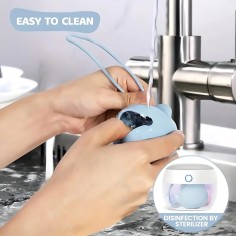boîte à sucette en silicone ours