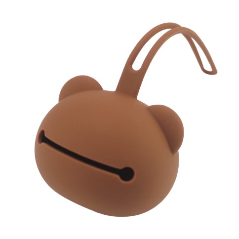 boîte à sucette en silicone ours