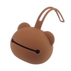 boîte à sucette en silicone ours