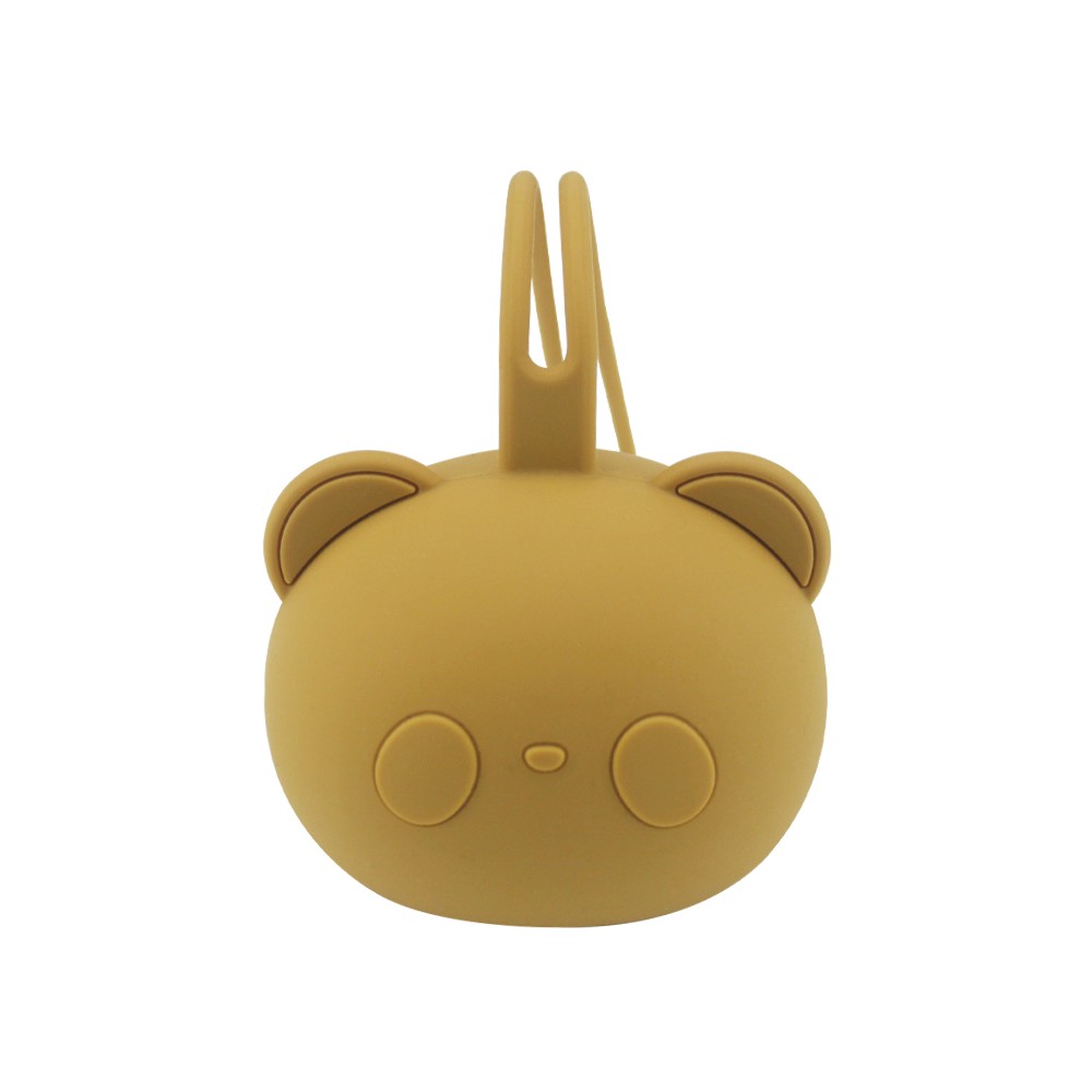 boîte à sucette en silicone ours