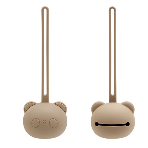 Bôite à Sucette en silicone ours