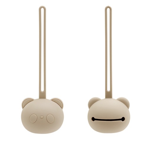 Sucette en silicone ours