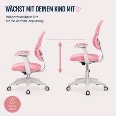 chaise de bureau ergonomique pour enfants