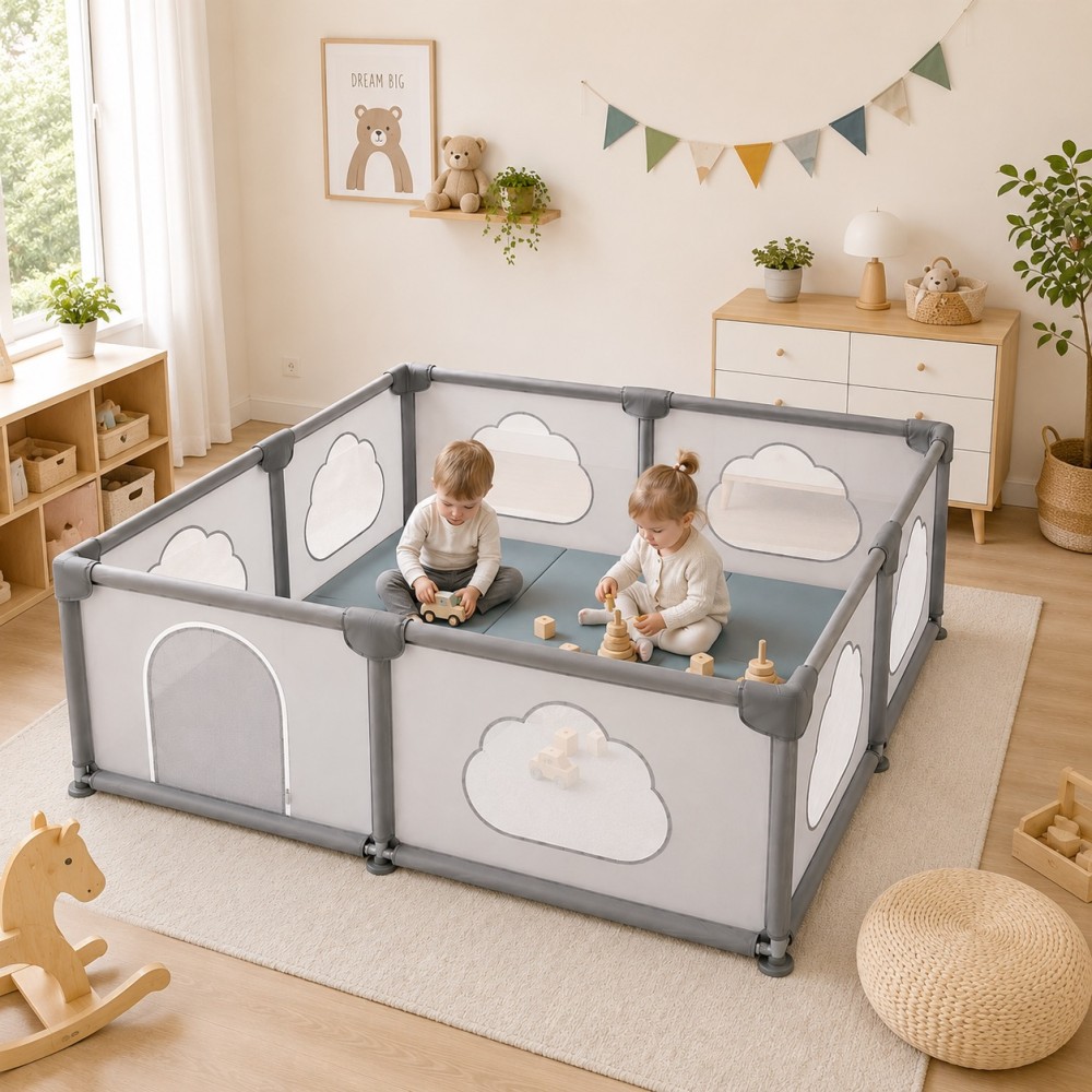 Play Grid pour les enfants incl. Tapis de sol