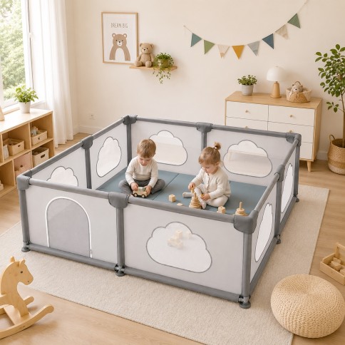 Play Grid pour les enfants incl. Tapis de sol