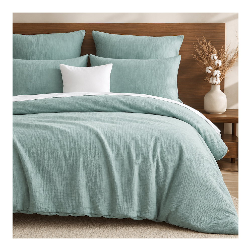 Copie de Ferm Living Linge de lit, adulte (140x200), Swans Rose