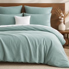Copie de Ferm Living Linge de lit, adulte (140x200), Swans Rose