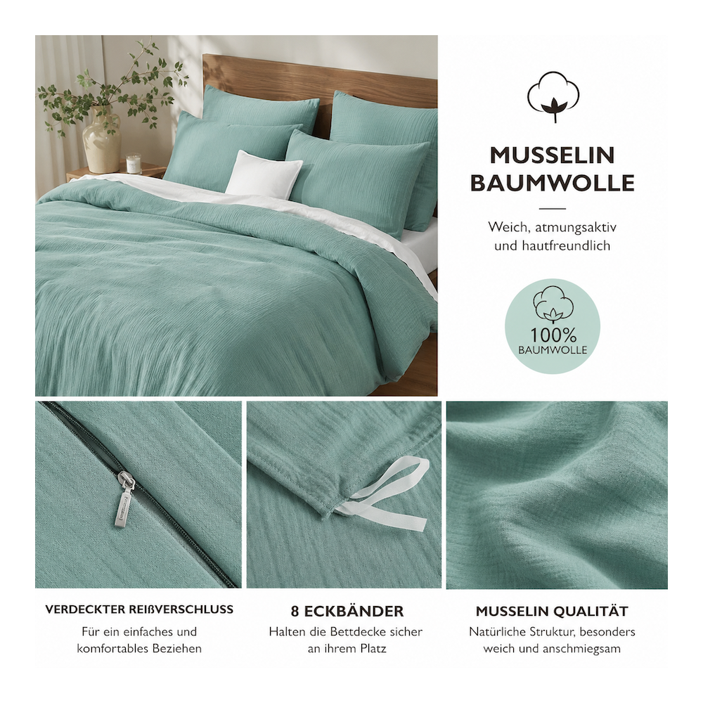 Copie de Ferm Living Linge de lit, adulte (140x200), Swans Rose