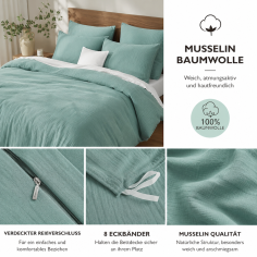 Copie de Ferm Living Linge de lit, adulte (140x200), Swans Rose