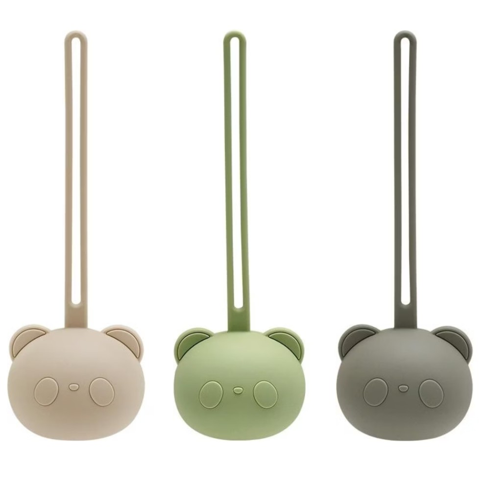 boîte à sucette en silicone ours