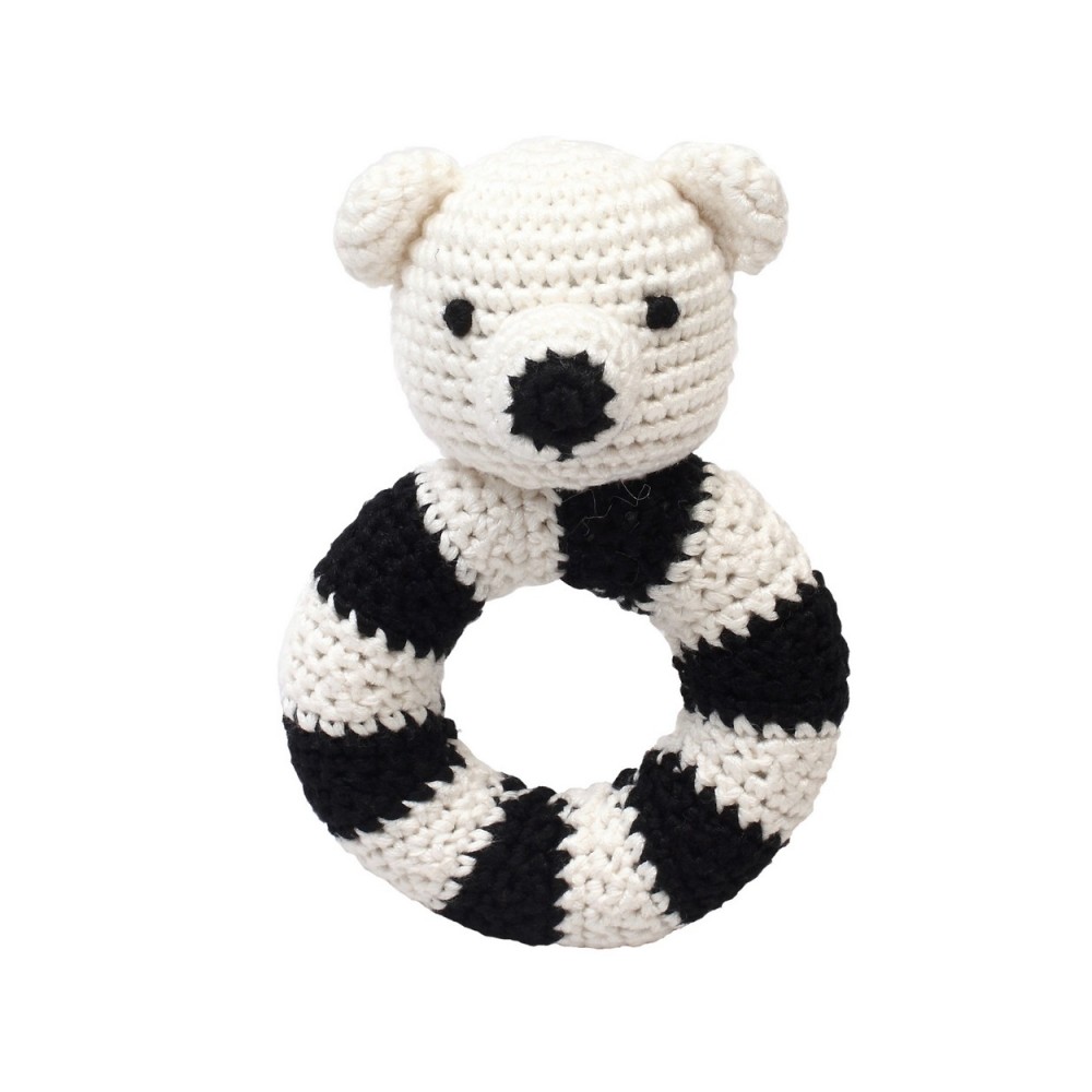 natureZOO Häkelringrassel, Eisbär