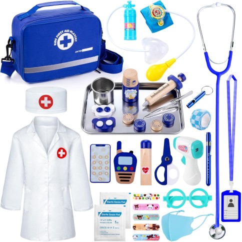 copie de la valise doctorale / doctorale pour enfants, 34 pièces