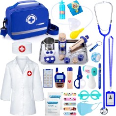 copie de la valise doctorale / doctorale pour enfants, 34 pièces