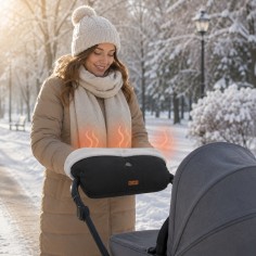 beheizbarer Kinderwagen Handwärmer inkl. Akku