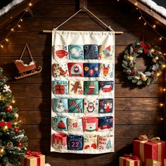 Adventskalender zum Aufhängen und Befüllen