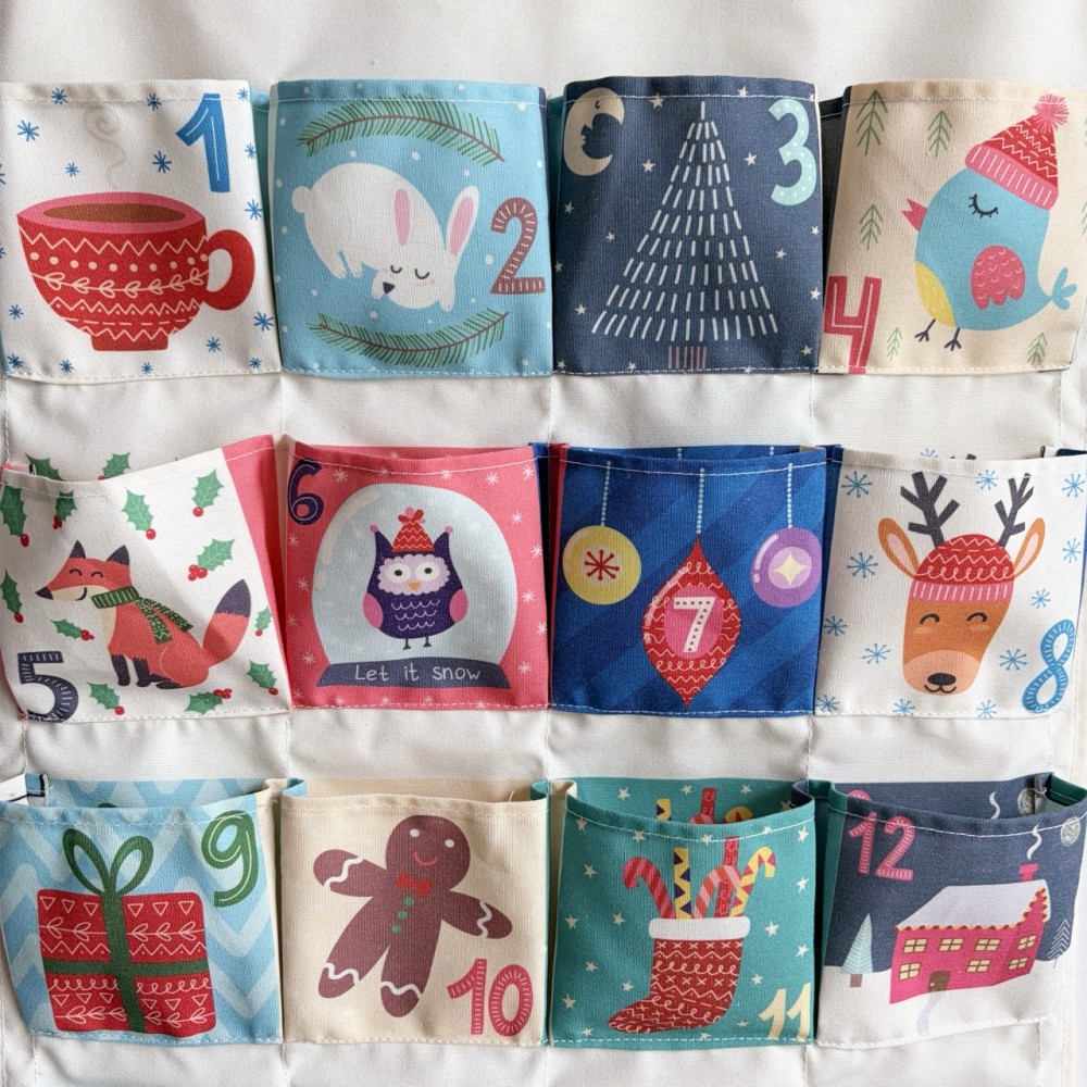 Adventskalender zum Aufhängen und Befüllen