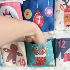 Adventskalender zum Aufhängen und Befüllen