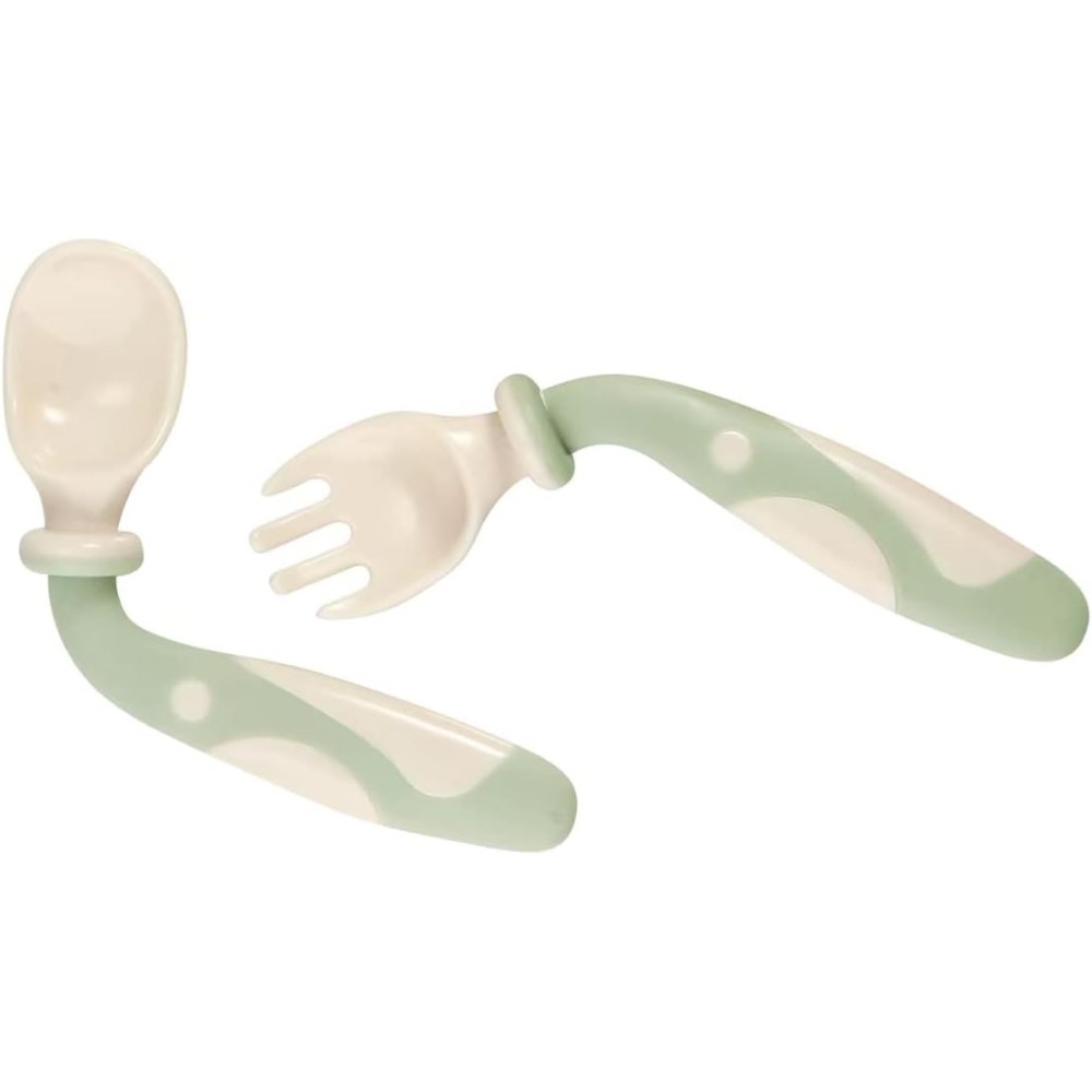 copie de la cuillère de bébé en silicone – 6 Pièces de cuillères d'apprentissage doux