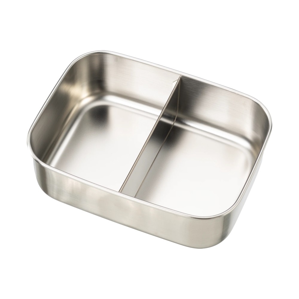 Edelstahl Lunch Box mit Silikon Deckel