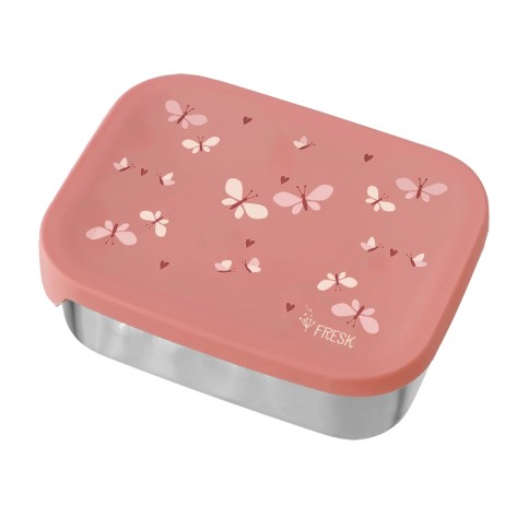 Edelstahl Lunch Box mit Silikon Deckel
