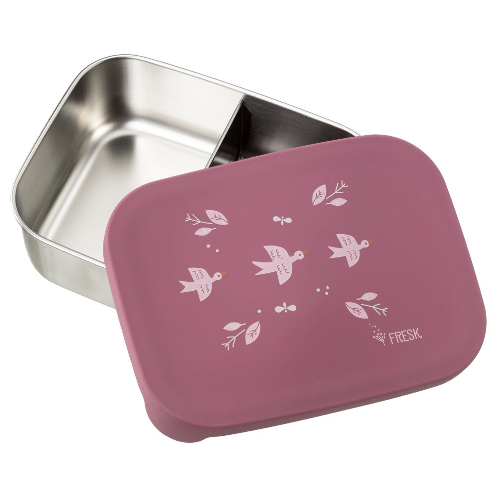 Edelstahl Lunch Box mit Silikon Deckel