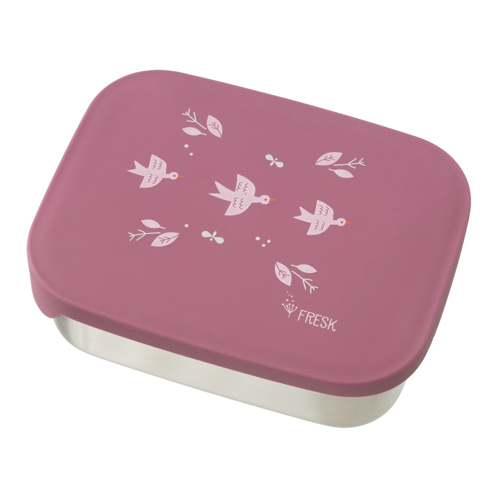 Edelstahl Lunch Box mit Silikon Deckel