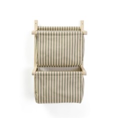 Wand-Organizer mit Stofftaschen gestreift