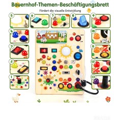 copie de Montessori Tri & Compter Jouets en bois - Ensemble de 26 pièces Acorn