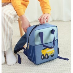 Kleiner Rucksack / quadratisch / Kipplaster