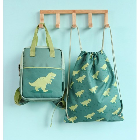 Kleiner Rucksack / quadratisch / Dinosaurier