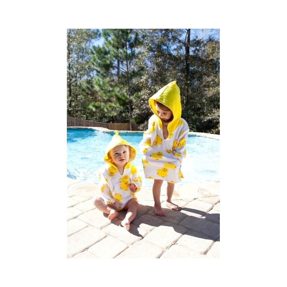 Zoocchini Frotte-Kapuzenshirt - Puddles der Ente