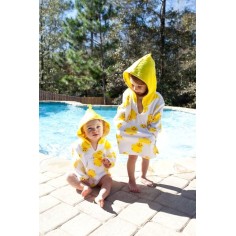 Zoocchini Frotte-Kapuzenshirt - Puddles der Ente