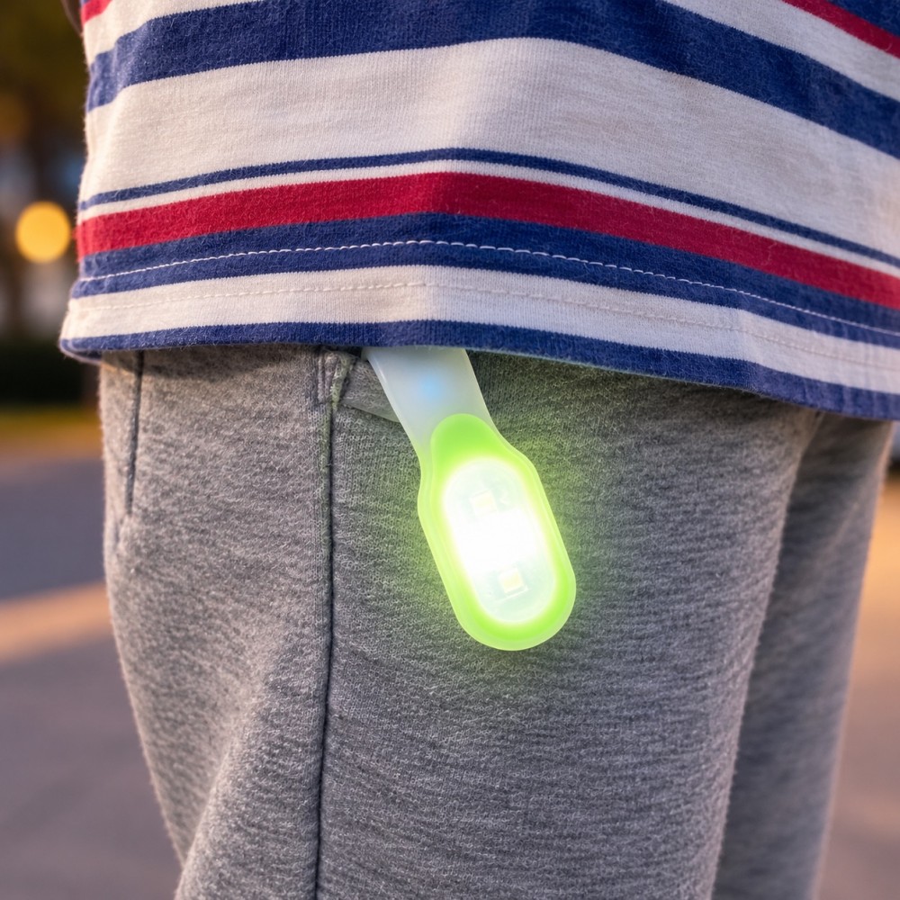 LED-Licht Clip für Schulsack, Kinderwagen, Jogging