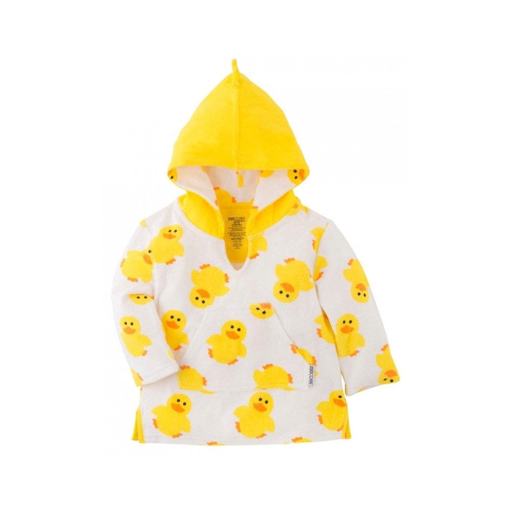 Zoocchini Frotte-Kapuzenshirt - Puddles der Ente