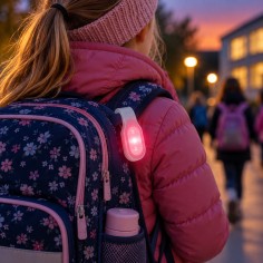 LED-Licht Clip für Schulsack, Kinderwagen, Jogging