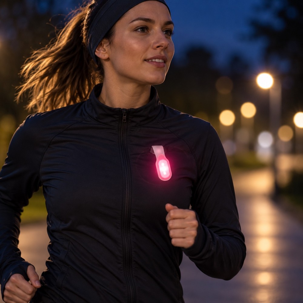 LED-Licht Clip für Schulsack, Kinderwagen, Jogging