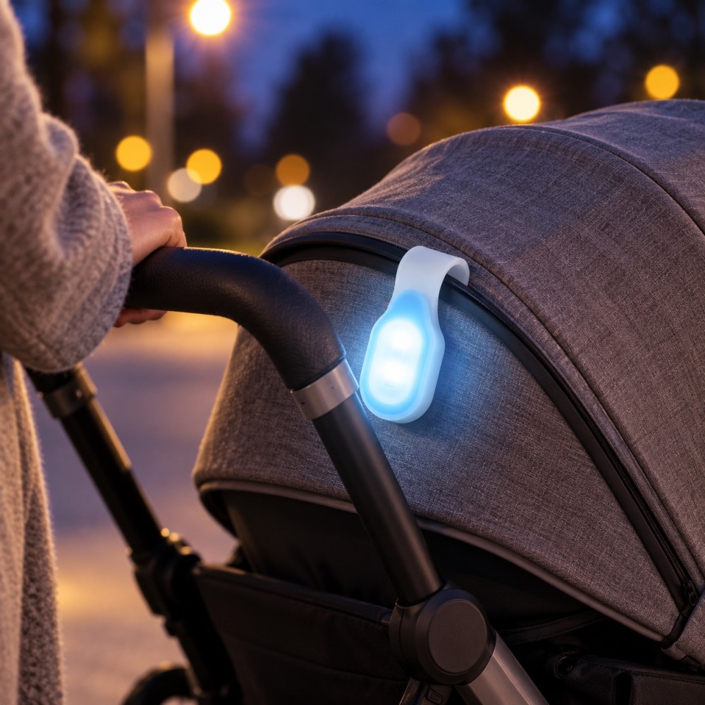LED-Licht Clip für Schulsack, Kinderwagen, Jogging