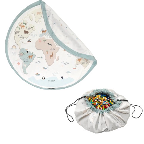 noomad sac à ranger & tapis jouer